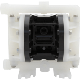 6 mm (1/4") Pro-Flo SHIFT Series Bolted Plastic Pump Reverse (PS25)